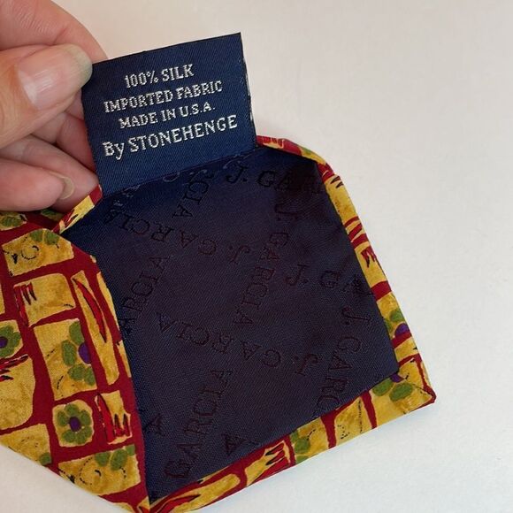 J. GARCIA (Jerry Garcia) Vintage Silk Necktie Collection Nine - Picture 5 of 6